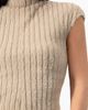 IVONNE IVONNE Chic Cable-knit A-line Dress - 5