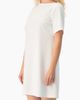 IVONNE IVONNE Clean Boat-Neck Short-Sleeve Shift Mini Dress - 3