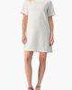IVONNE IVONNE Clean Boat-Neck Short-Sleeve Shift Mini Dress - 4