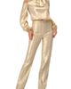 IVONNE IVONNE Cold-Shoulder Blouse with Back Bow - 4