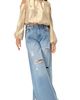 IVONNE IVONNE Cold-Shoulder Blouse with Back Bow - 5