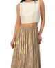 IVONNE IVONNE Cropped Sleeveless Top with Back Zip - 1