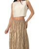 IVONNE IVONNE Cropped Sleeveless Top with Back Zip - 3
