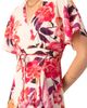 IVONNE IVONNE Crossed V-Neck Wrap Floral Maxi Dress - 4