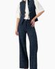 IVONNE IVONNE Denim Vest with Front Buttons - 3