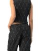 IVONNE IVONNE Distressed Denim Vest - 2