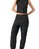 IVONNE IVONNE Distressed Denim Vest - 4