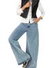 IVONNE IVONNE Distressed Denim Vest - 5