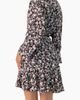 IVONNE IVONNE Dolan Sleeve Short Floral V-Neck Dress - 2