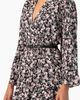 IVONNE IVONNE Dolan Sleeve Short Floral V-Neck Dress - 5