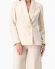 IVONNE IVONNE Double-Breasted Blazer with Smooth Finish - 1