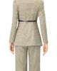 IVONNE IVONNE Double-Breasted Checkered Blazer - 2