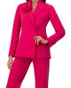 IVONNE IVONNE Double-Breasted Cotton Blazer with Flower Detail - 1