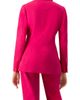 IVONNE IVONNE Double-Breasted Cotton Blazer with Flower Detail - 2