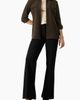 IVONNE IVONNE Flare Leg, High-Waist Light-Stretch Twill Pants - 5
