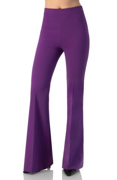 IVONNE IVONNE Flared Pants with Back Pleats