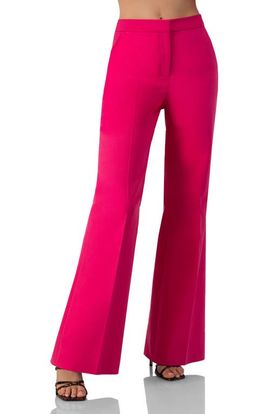 IVONNE IVONNE Flared Semi-Bell Bottom Pants