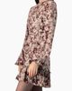 IVONNE IVONNE Floral-print Long-sleeve Fit-and-flare Dress - 4