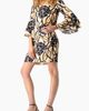IVONNE IVONNE Floral V-Neck Dress with Tullip Sleeves - 3