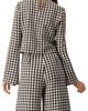 IVONNE IVONNE Geometric Pattern Sheer Long Sleeve Top - 2