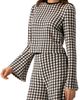 IVONNE IVONNE Geometric Pattern Sheer Long Sleeve Top - 3