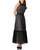 IVONNE IVONNE Halter Neck Polka Dot Maxi Dress - 1