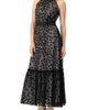 IVONNE IVONNE Halter Neck Polka Dot Maxi Dress - 3