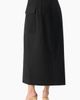 IVONNE IVONNE High-Rise Belted Straight Midi Skirt with Side Slit - 2