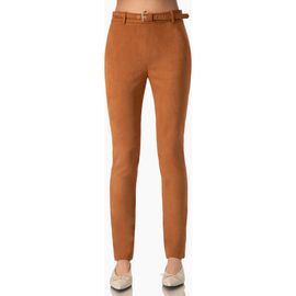IVONNE IVONNE High-Rise Skinny Pants with Removable Belt