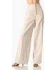 IVONNE IVONNE High-Waist Wide-Leg Linen Tailored Pants - 1