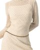 IVONNE IVONNE High Neck Knitted Long Dress - 4