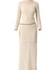 IVONNE IVONNE High Neck Knitted Long Dress - 5