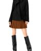 IVONNE IVONNE High Neck Military Style Coat - 5