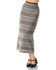 IVONNE IVONNE Knitted Midi Pencil Skirt - 1