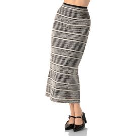 IVONNE IVONNE Knitted Midi Pencil Skirt