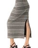 IVONNE IVONNE Knitted Midi Pencil Skirt - 2