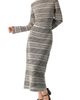 IVONNE IVONNE Knitted Midi Pencil Skirt - 4