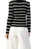 IVONNE IVONNE Knitted Striped Long Sleev Polo - 2