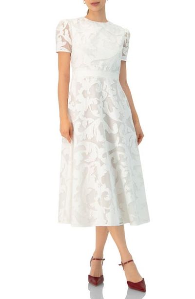 IVONNE IVONNE Lace A-Line Midi Dress
