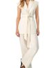 IVONNE IVONNE Linen Straight-Leg Pants - 4