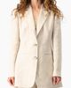 IVONNE IVONNE Linen Tailored Two-Button Blazer - 1
