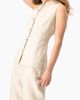 IVONNE IVONNE Linen Tailored Vest - 3