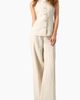 IVONNE IVONNE Linen Tailored Vest - 4