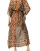 IVONNE IVONNE Long Batwing Sleeve Dress - 2