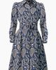 IVONNE IVONNE Long Sleeve A-Line Dress with Floral Embroidery - 5