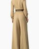 IVONNE IVONNE Long Sleeve Button-Front Safari Utility Wide-Leg Jumpsuit - 2