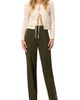 IVONNE IVONNE Long Sleeve Knitted Lace Straight Blouse - 5