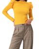 IVONNE IVONNE Long Sleeve Ruffled Blouse - 1