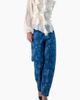 IVONNE IVONNE Long Sleeve Sheer Blouse with Ruffle Detail - 5
