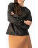 IVONNE IVONNE Long Sleeve V-Neck Blouse - 1